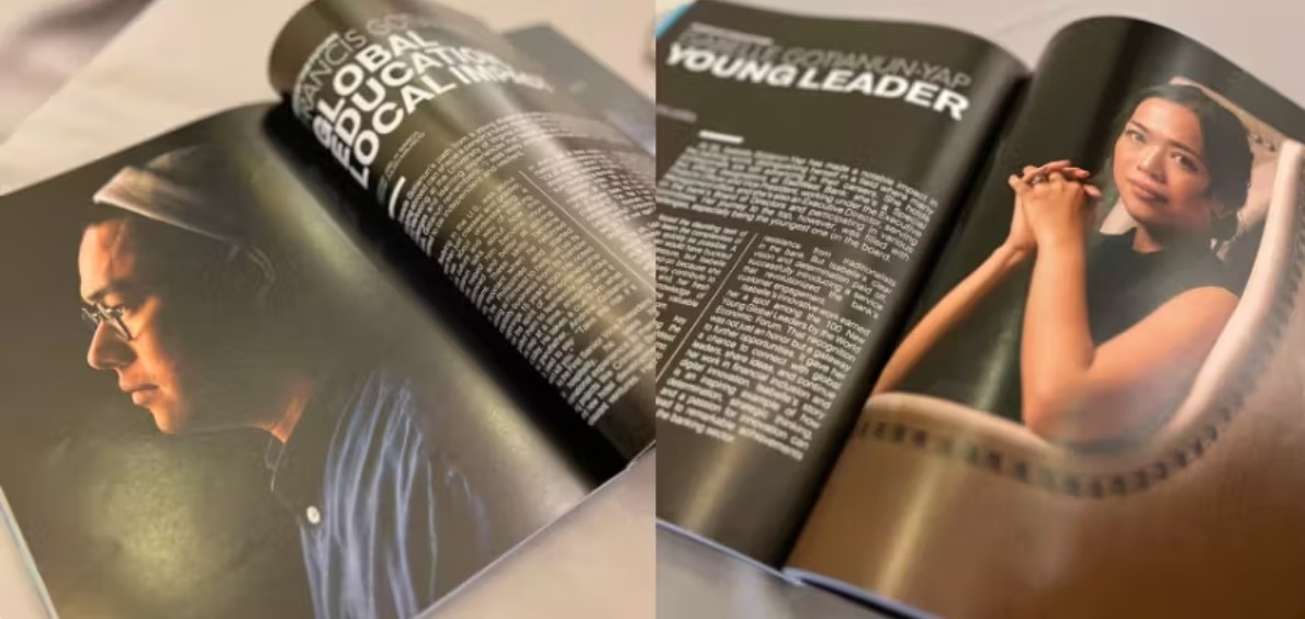 Francis Gotianun and Isabelle Yap featured in the 2024 Philippine Yearbook: Faces of the Future