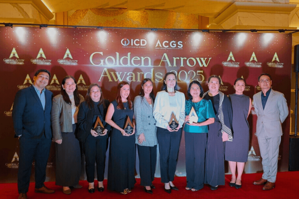 Filinvest Group Earns ICD Golden Arrow, Enhances Stakeholder Trust  